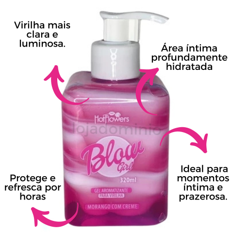 Blow girl Creme hidratante para virilha